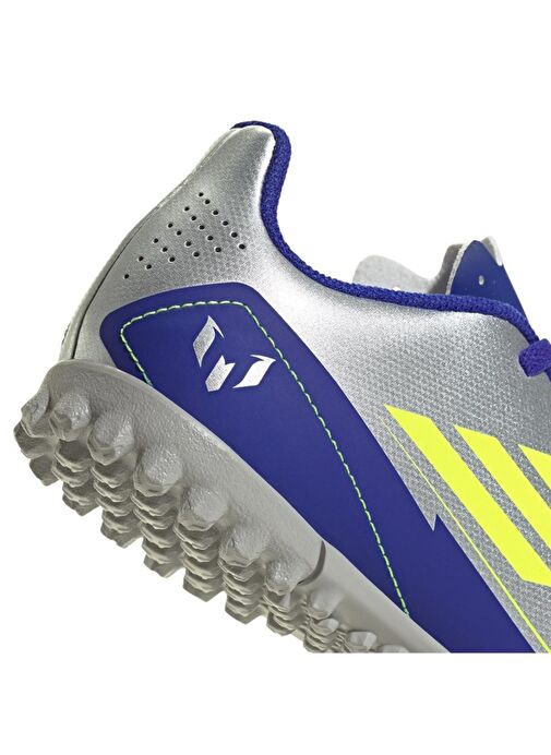 Adidas adidas Gümüş Gri Unisex Çocuk Halı Saha F50 CLUB TF J MESSI IH0923 Futbol Ayakkabıları | Boyner Gümüş - 9. görsel