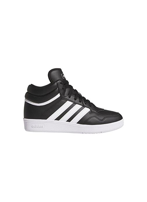 adidas Çocuk Siyah Yürüyüş Ayakkabısı HOOPS 4.0 MID J JI3477 - Görsel 2