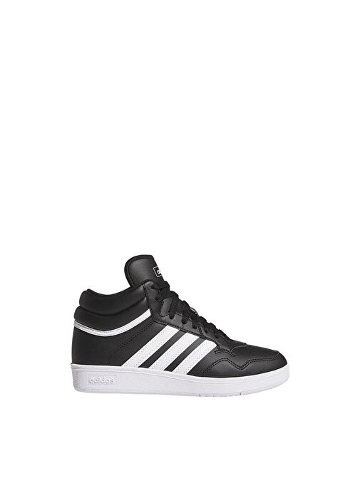 adidas Çocuk Siyah Yürüyüş Ayakkabısı HOOPS 4.0 MID J JI3477 - Görsel 3