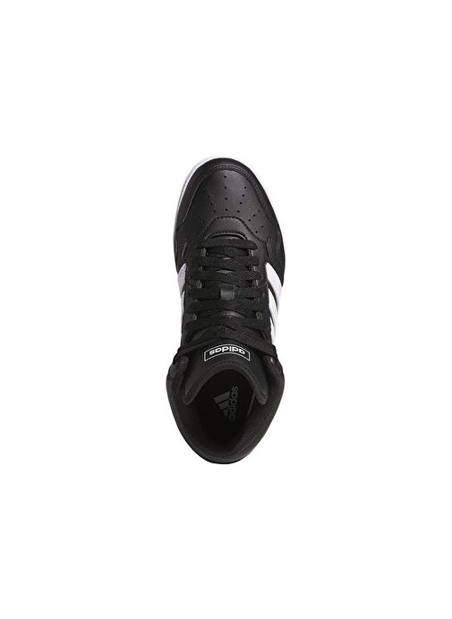 adidas Çocuk Siyah Yürüyüş Ayakkabısı HOOPS 4.0 MID J JI3477 - Görsel 4
