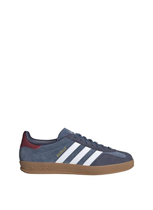 adidas Erkek Mavi Sneaker GAZELLE INDOOR JI3522 - Görsel 3