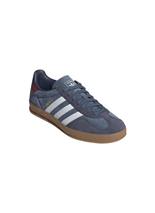 adidas Erkek Mavi Sneaker GAZELLE INDOOR JI3522 - Görsel 7