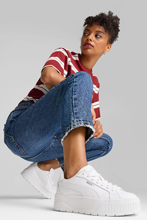 Puma Puma Beyaz Karmen II L Kadın Spor Ayakkabı 39745602 Koşu & Yürüyüş Ayakkabıları | Boyner Beyaz - 8. görsel