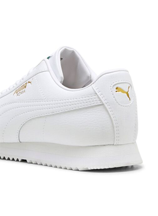 Puma Erkek Roma 24 Standart Sneaker Beyaz Spor Ayakkabı - 396868-03 - Görsel 5