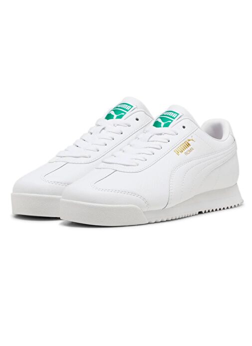Puma Erkek Roma 24 Standart Sneaker Beyaz Spor Ayakkabı - 396868-03 - Görsel 2