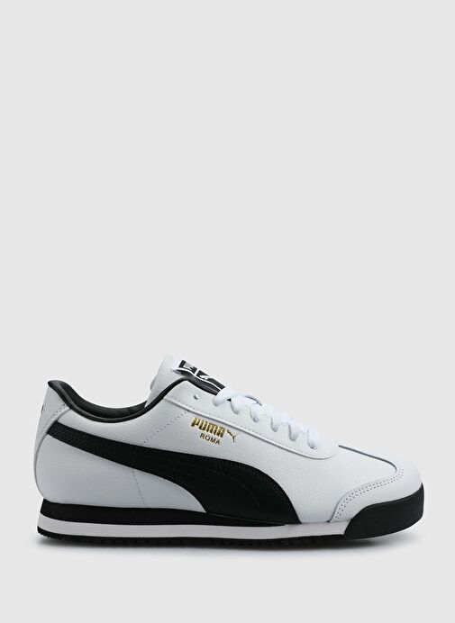 Puma Roma 24 Standart Erkek Siyah Beyaz Spor Ayakkabı Sneaker - (396868-01) - Görsel 2