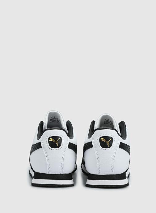 Puma Roma 24 Standart Erkek Siyah Beyaz Spor Ayakkabı Sneaker - (396868-01) - Görsel 5