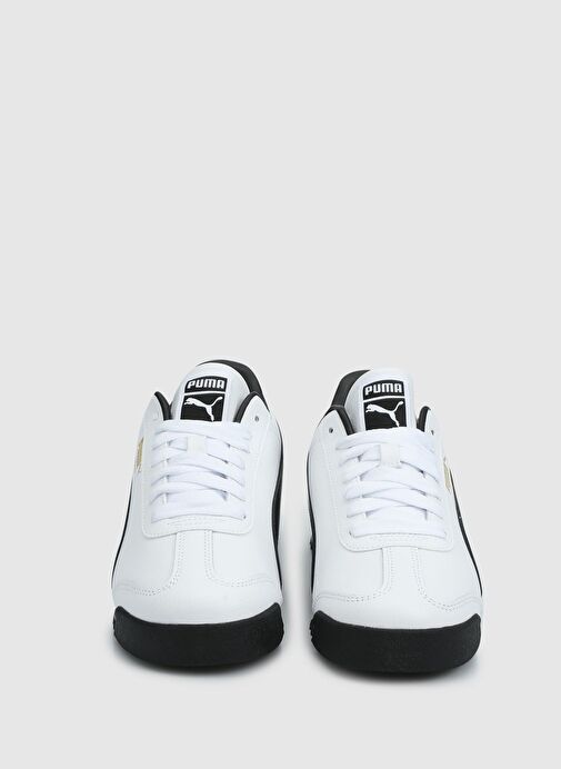 Puma Roma 24 Standart Erkek Siyah Beyaz Spor Ayakkabı Sneaker - (396868-01) - Görsel 4