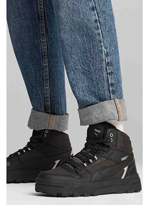 Puma Puma Rebound Abrupt Siyah Erkek High Sneaker | Boyner Siyah - 3. görsel