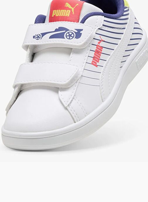 Puma Smash 3.0 Poised 2 Çocuk Spor Ayakkabı - Görsel 6