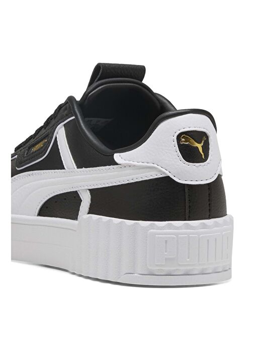 Puma Carina 3.0 Lüxe Kadın Spor Ayakkabı Beyaz Siyah Sneaker - 400724 - Görsel 6