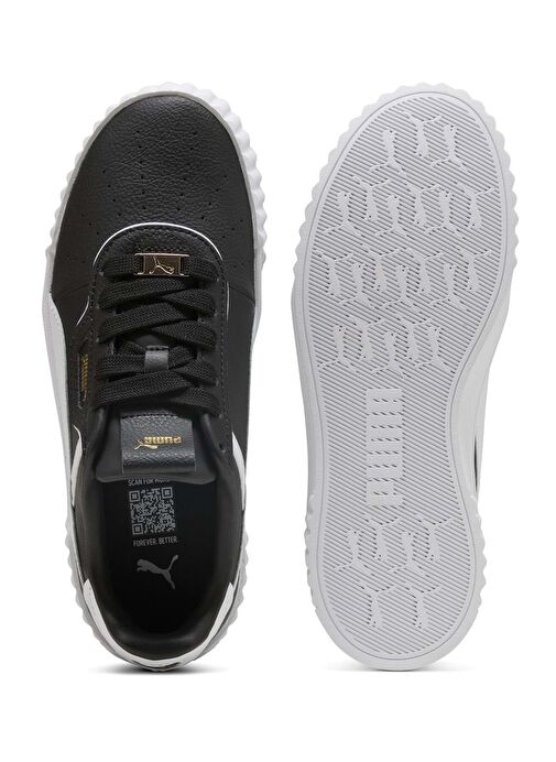 Puma Carina 3.0 Lüxe Kadın Spor Ayakkabı Beyaz Siyah Sneaker - 400724 - Görsel 7