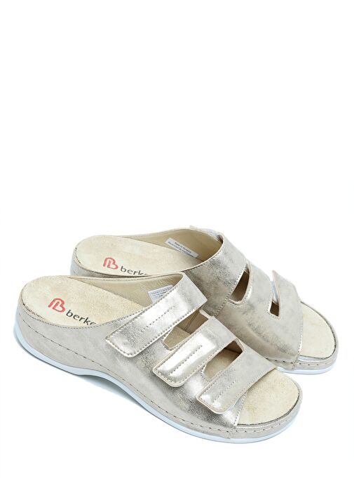 1013 Berkemann Andrea Kadın Anatomik Deri Terlik 3.0-8.5 - Görsel 4