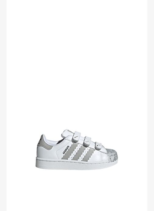 Adidas adidas Unisex Çocuk Beyaz Sneaker SUPERSTAR II CF C JP8083 Boyner'de! Beyaz - 3. görsel