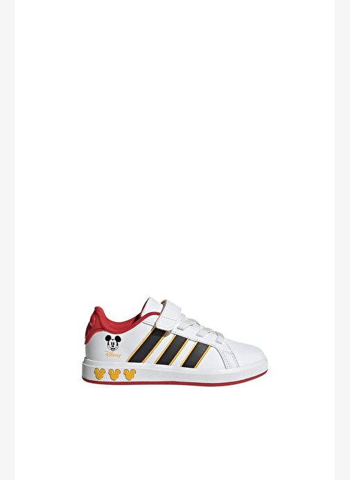 adidas Çocuk Beyaz Yürüyüş Ayakkabısı GRAND COURT MICKEY EL K JQ8067 - Görsel 3