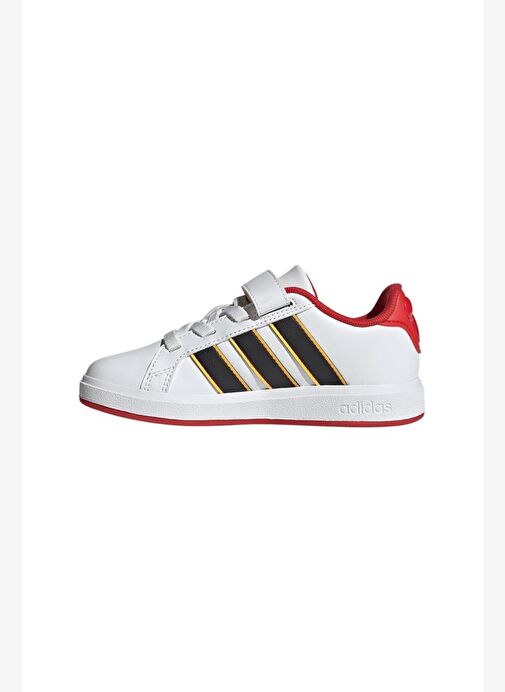 adidas Çocuk Beyaz Yürüyüş Ayakkabısı GRAND COURT MICKEY EL K JQ8067 - Görsel 6