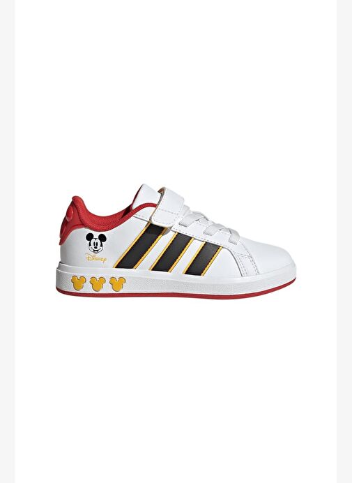 adidas Çocuk Beyaz Yürüyüş Ayakkabısı GRAND COURT MICKEY EL K JQ8067 - Görsel 2