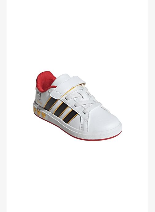adidas Çocuk Beyaz Yürüyüş Ayakkabısı GRAND COURT MICKEY EL K JQ8067 - Görsel 7