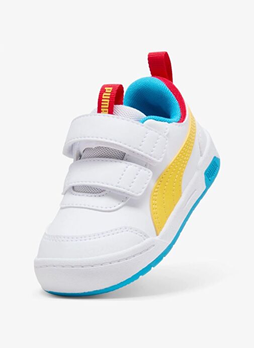 Puma Multiflex 2.0 Çocuk Beyaz Spor Ayakkabı 40294001 - Görsel 4