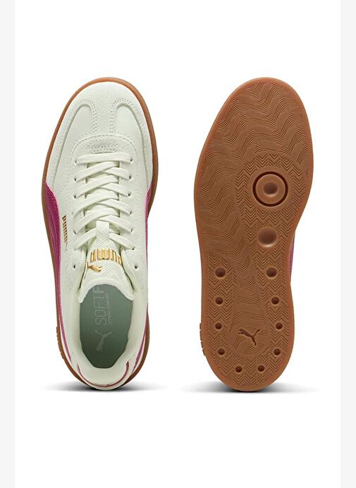 Puma Kadın Club II Era Unisex Bej Mor Spor Ayakkabı Sneaker - 397447 - Görsel 5