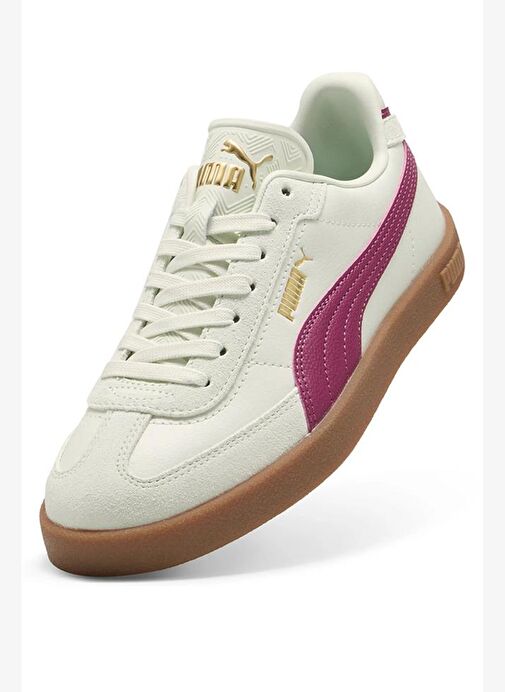 Puma Kadın Club II Era Unisex Bej Mor Spor Ayakkabı Sneaker - 397447 - Görsel 6