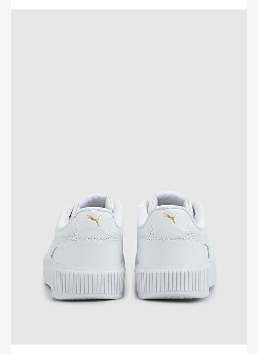 Puma Kadın E6 Carina Mia Beyaz Sneaker Ayakkabı - 40263706 - Görsel 5