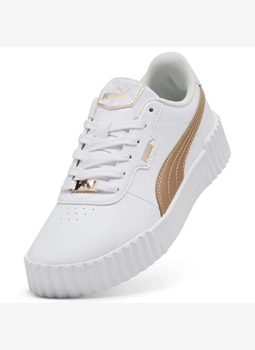 Puma Carina 3.0 DayINight Kadın Beyaz Sneaker Ayakkabı 40264101 - Görsel 5