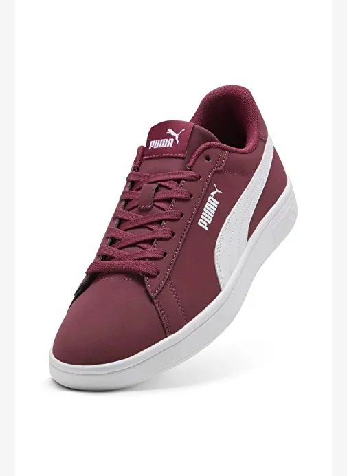 Puma Smash 3.0 Buck Erkek Bordo Sneaker Ayakkabı 39233618 - Görsel 5
