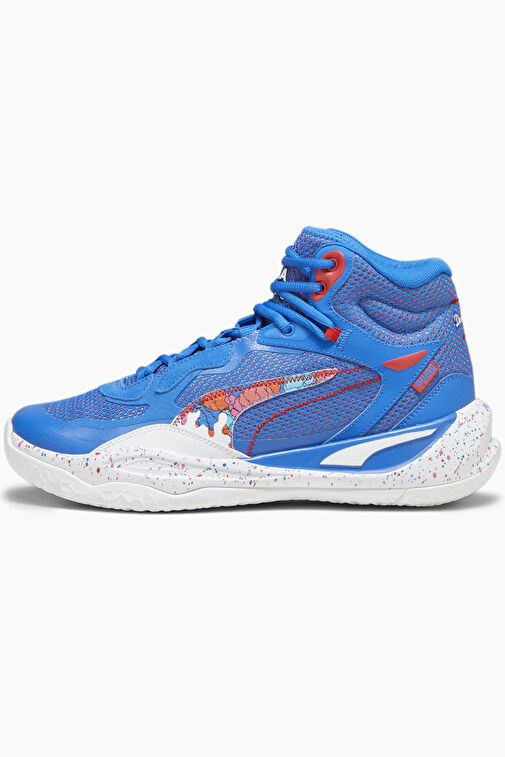 Puma Puma Mavi Playmaker Pro Mid Basketbol Ayakkabı 37928401 Basketbol Ayakkabıları | Boyner Mavi - 2. görsel