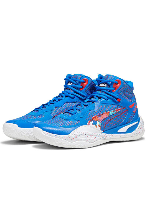 Puma Puma Mavi Playmaker Pro Mid Basketbol Ayakkabı 37928401 Basketbol Ayakkabıları | Boyner Mavi - 4. görsel
