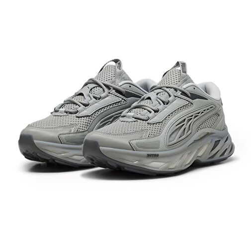 Puma Exotek Nıtro Base Erkek Günlük Ayakkabı 394933-16 Gri - Görsel 3
