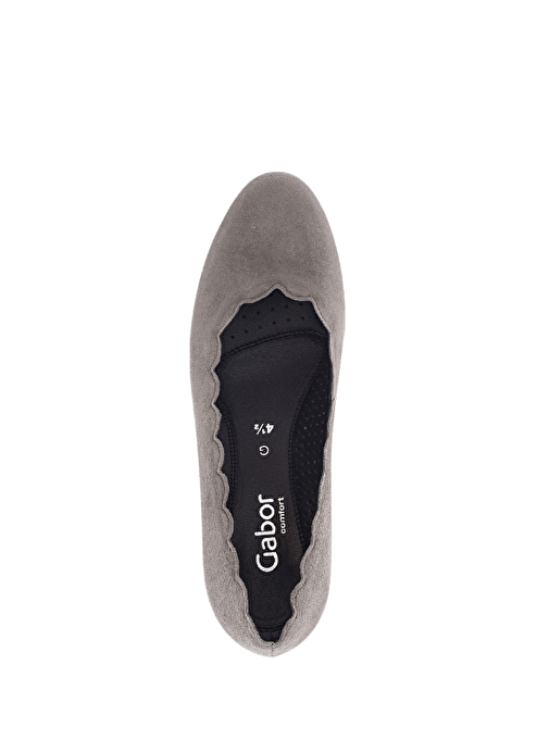 52221 Gabor Kadın Süet Deri Topuklu Ayakkabı 3.5-7.5 - Görsel 4