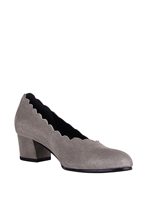 52221 Gabor Kadın Süet Deri Topuklu Ayakkabı 3.5-7.5 - Görsel 7