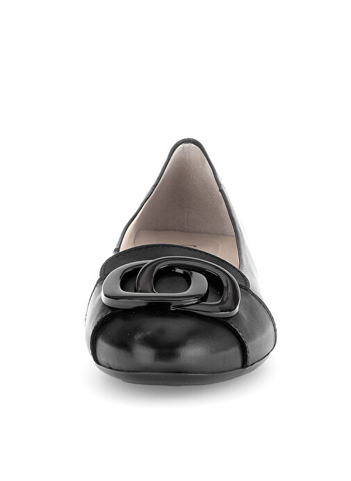 Gabor Siyah Kadın Deri Topuklu Ayakkabı 12GAB1AYKK00011 - Görsel 4