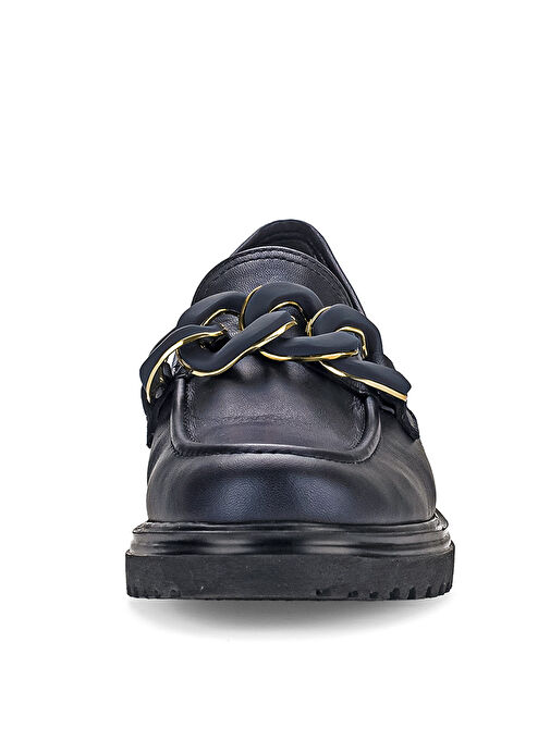 Gabor Lacivert Kadın Deri Loafer 10GAB1AYKK00003 - Görsel 4