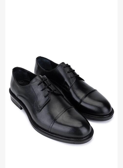 Tamer Tanca Tamer Tanca Erkek Hakiki Deri Siyah Klasik Ayakkabı Boyner'de! Siyah - 3. görsel