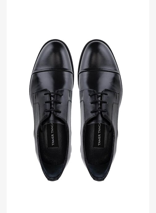 Tamer Tanca Tamer Tanca Erkek Hakiki Deri Siyah Klasik Ayakkabı Boyner'de! Siyah - 6. görsel