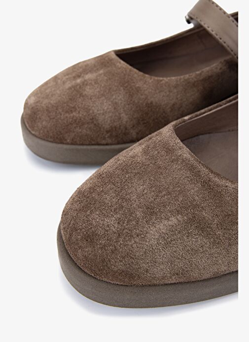 Valmenti Kadın Hakiki Deri Vizon Babet Ayakkabı - Görsel 4