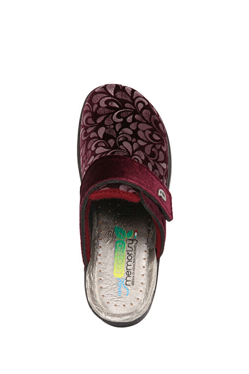 Kifidis Bordo Kadın Ev Terliği 10GLF1TERK00003 - Görsel 4