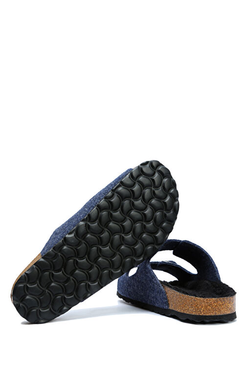 K10260KK Kifidis Soft Step Kadın Keçe Mantar Terlik 36-41 - Görsel 4