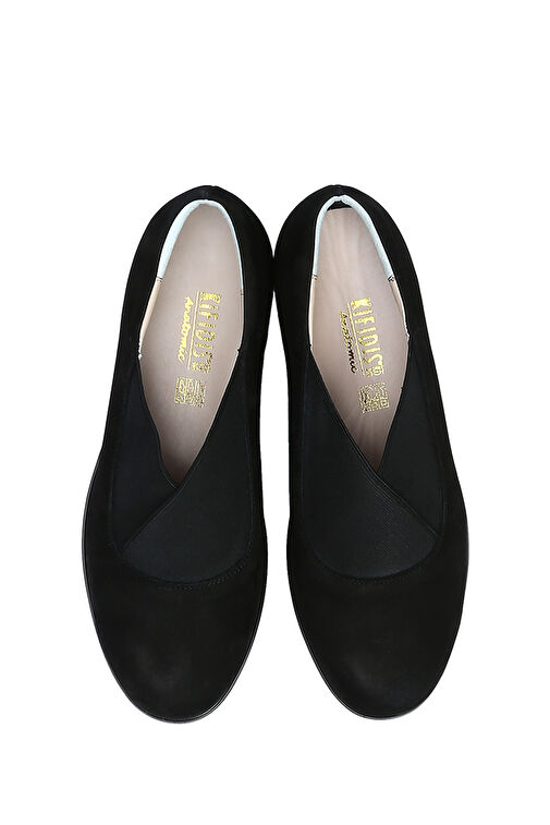 Kifidis Siyah Kadın Deri Günlük Ayakkabı 10KFA1AYKK00004 - Görsel 4