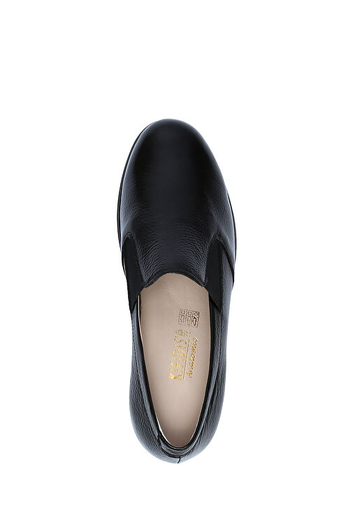 Kifidis Siyah Kadın Deri Günlük Ayakkabı 10KFA1AYKK00005 - Görsel 3