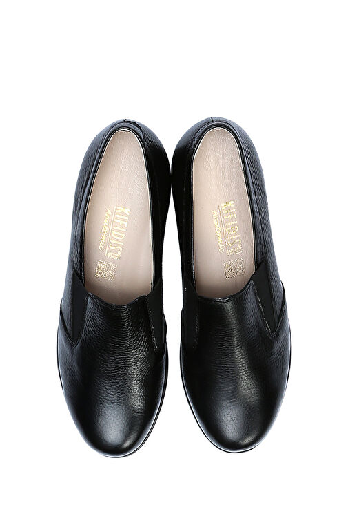 Kifidis Siyah Kadın Deri Günlük Ayakkabı 10KFA1AYKK00005 - Görsel 4