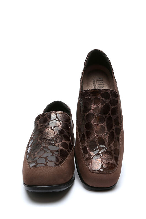 Kifidis Siyah Kadın Deri Günlük Ayakkabı 10KFA1AYKK00007 - Görsel 3