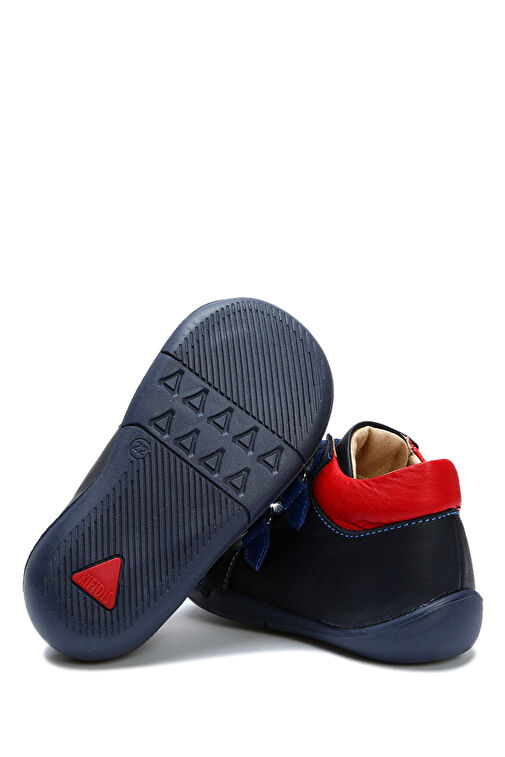 Kifidis Mavi-Kırmızı Erkek Çocuk Deri Günlük Ayakkabı 12KIP1AYKEC0001 - Görsel 3