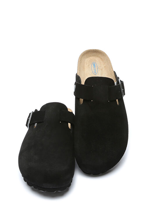 K13789SD Kifidis Soft Step Kadın Süet Deri Sabo Mantar Terlik 36-41 - Görsel 3