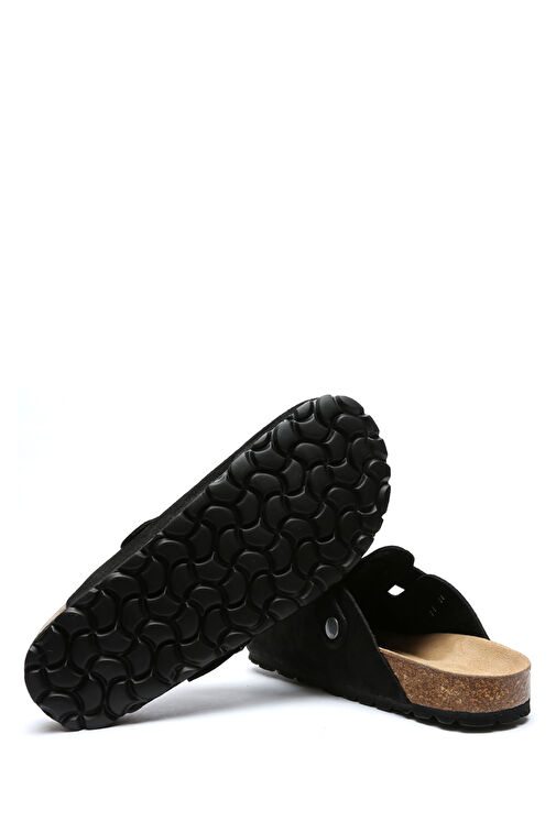 K13789SD Kifidis Soft Step Kadın Süet Deri Sabo Mantar Terlik 36-41 - Görsel 5