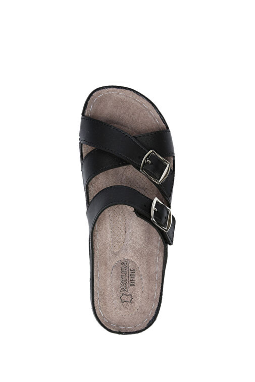 SIB220519 Kifidis-Natura Kadın Anatomik Deri Terlik 36-41 - Görsel 5