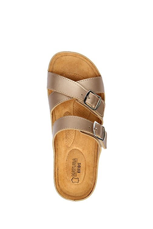 SIB220519 Kifidis-Natura Kadın Anatomik Deri Terlik 36-41 - Görsel 4