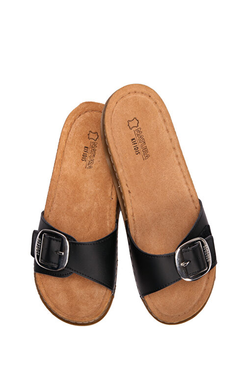 SIB213610 Kifidis-Natura Kadın Anatomik Deri Terlik 36-41 - Görsel 4